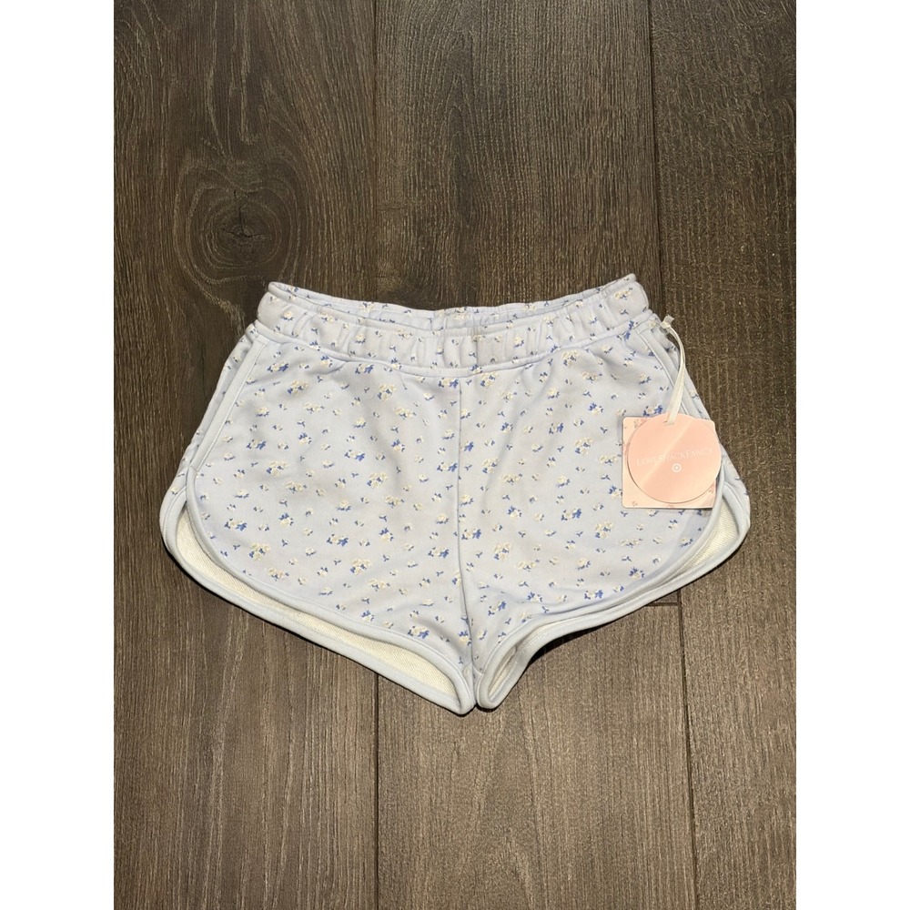 LoveShackFancy x Target Girls Floral Lounge Shorts Blue XXL NWT